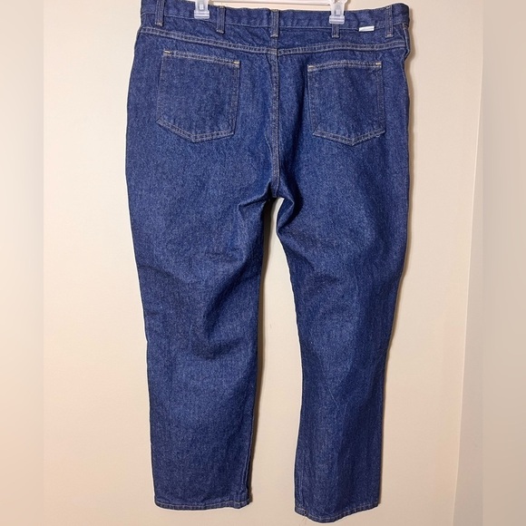 Men’s UniFirst Work Uniform Denim Jeans Size 42 X 29 Rugged Outdoor - Picture 3 of 7
